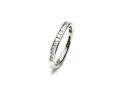 Platinum Diamond Channel Set Eternity Ring 0.33ct