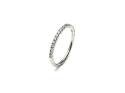 Platinum Diamond Claw Set Eternity Ring 0.25ct