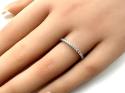 Platinum Diamond Claw Set Eternity Ring 0.33ct