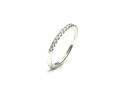 Platinum Diamond Claw Set Eternity Ring 0.33ct