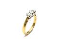 18ct Yellow Gold Diamond 3 Stone Ring