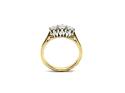 18ct Yellow Gold Diamond 3 Stone Ring