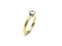 18ct Diamond Solitaire Ring 0.33ct