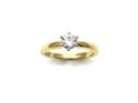 18ct Diamond Solitaire Ring 0.33ct