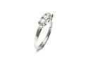 18ct White Gold Diamond 3 Stone Ring