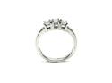 18ct White Gold Diamond 3 Stone Ring