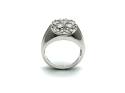 9ct White Gold Diamond Cluster Ring