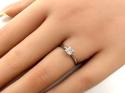 18ct White Gold Diamond Solitaire Ring