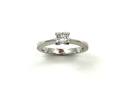 18ct White Gold Diamond Solitaire Ring