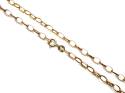 9ct Rose Gold Oval Belcher Chain