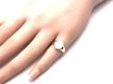 9ct Yellow Gold Oval Signet Ring M