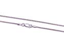 9ct White Gold Spiga Chain 18 Inch