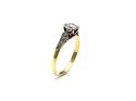 9ct Yellow Gold Diamond Solitaire Ring