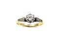 9ct Yellow Gold Diamond Solitaire Ring