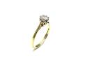 18ct Yellow Gold Diamond Solitaire Ring