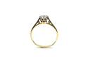 18ct Yellow Gold Diamond Solitaire Ring