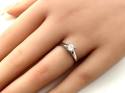 9ct White Gold Diamond Solitaire Ring