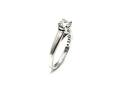 9ct White Gold Diamond Solitaire Ring