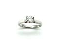 18ct White Gold Diamond Solitaire Ring