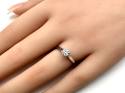 18ct White Gold Diamond Solitaire Ring