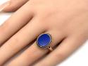 9ct Yellow Gold Lapis Lazuli Ring