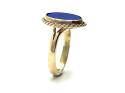 9ct Yellow Gold Lapis Lazuli Ring