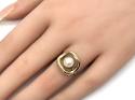 9ct Yellow Gold Pearl Dress Ring