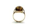 9ct Yellow Gold Tigers Eye Ring