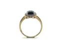 9ct Yellow Gold Sapphire & Diamond Ring