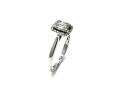 9ct White Gold Diamond Cluster Ring