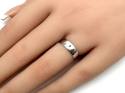 9ct White Gold Wedding Ring