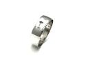 9ct White Gold Wedding Ring