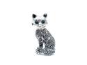 Silver Marcasite Cat Brooch