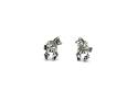 Silver Horse Stud Earrings