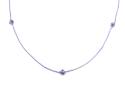 9ct White Gold Knotted Snake Chain