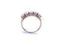 9ct Yellow Gold CZ 5 Stone Ring