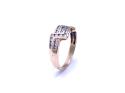 9ct Yellow Gold CZ Fancy Ring