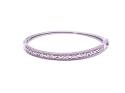 Silver CZ Fancy Bangle