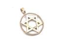 9ct Yellow Gold Star of David Pendant