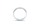 9ct White Gold Plain Wedding Ring