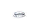 9ct White Gold Plain Wedding Ring