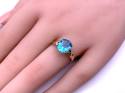 9ct Yellow Gold Apatite Solitaire Ring