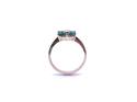 9ct Yellow Gold Emerald & Diamond Cluster Ring