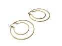 9ct Yellow Gold Double Hoop Earrings