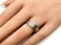 18ct Yellow Gold Patterned Wedding Ring