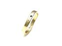 9ct Yellow Gold Waved Wedding Ring