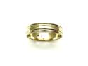 9ct Yellow Gold Patterned Wedding Ring