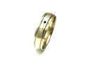 9ct Yellow Gold Patterned Wedding Ring