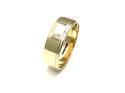 9ct Yellow Gold Patterned Wedding Ring