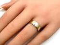 9ct Yellow Gold Patterned Wedding Ring